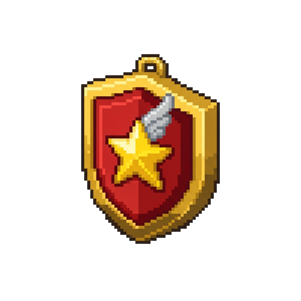 A Shiny Hero Badge