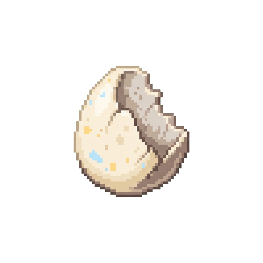 A Pastel Eggshell Shard