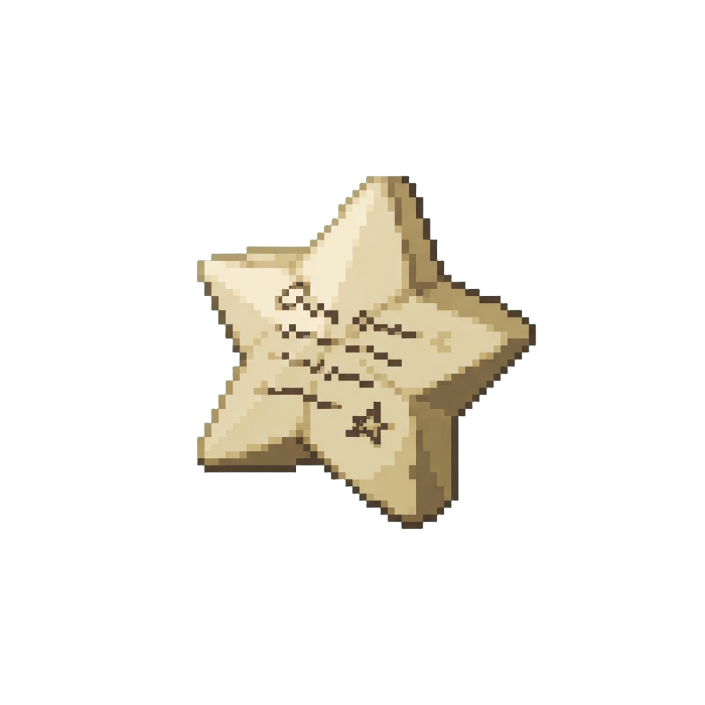 A Handwritten Star Note