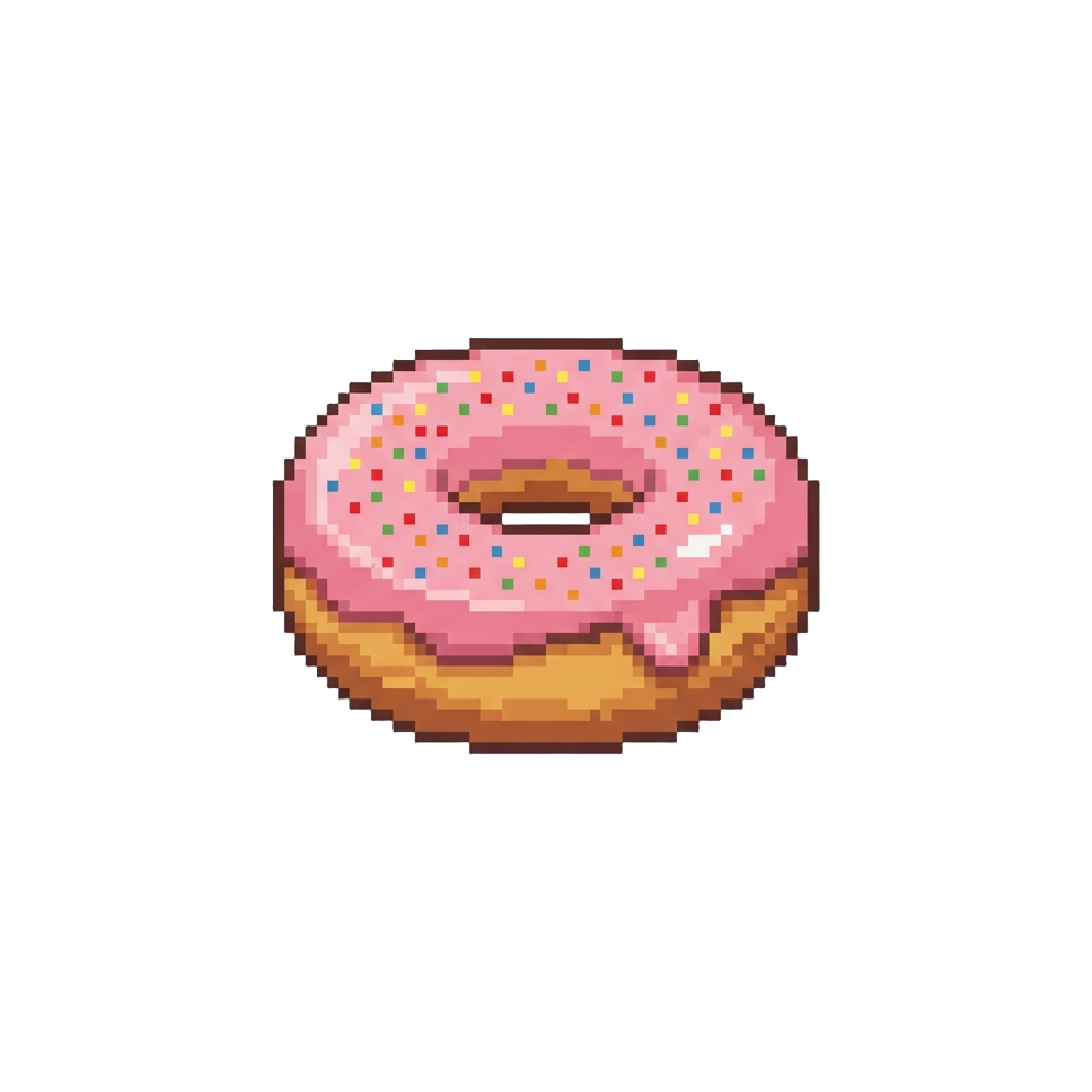 A Frosted Sprinkle Donut