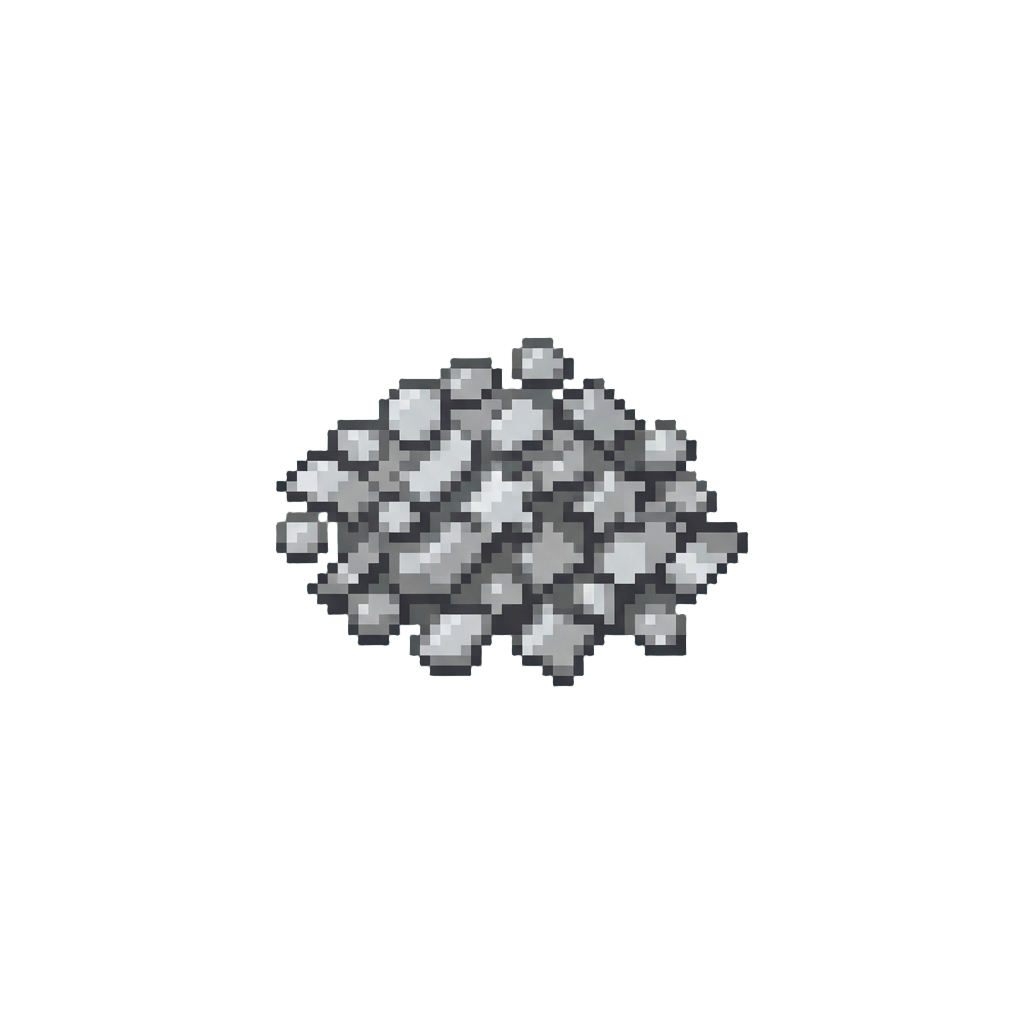 Silver Confetti Drops