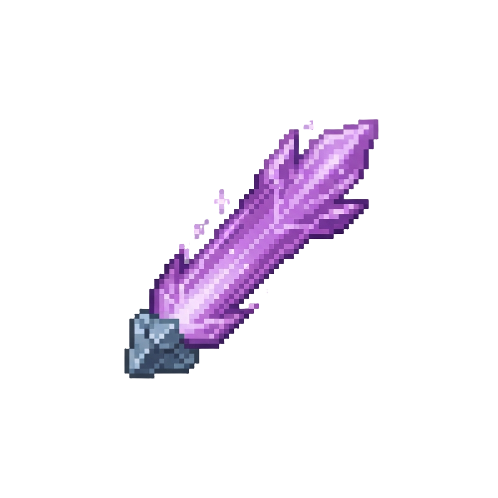 A Purple Light Beam