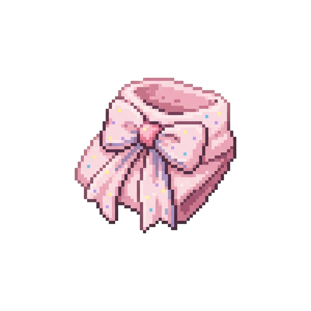 A Pastel Ribbon Scarf