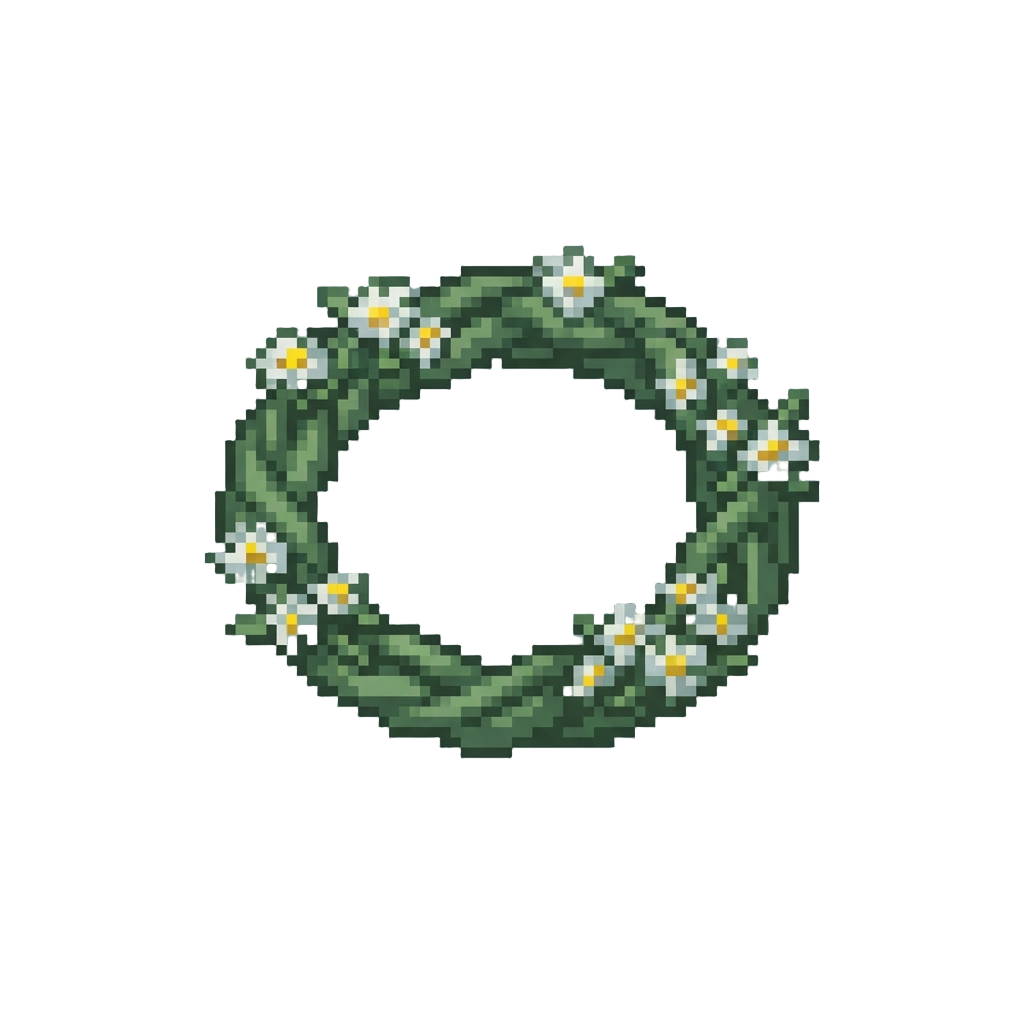 A Daisy Wreath