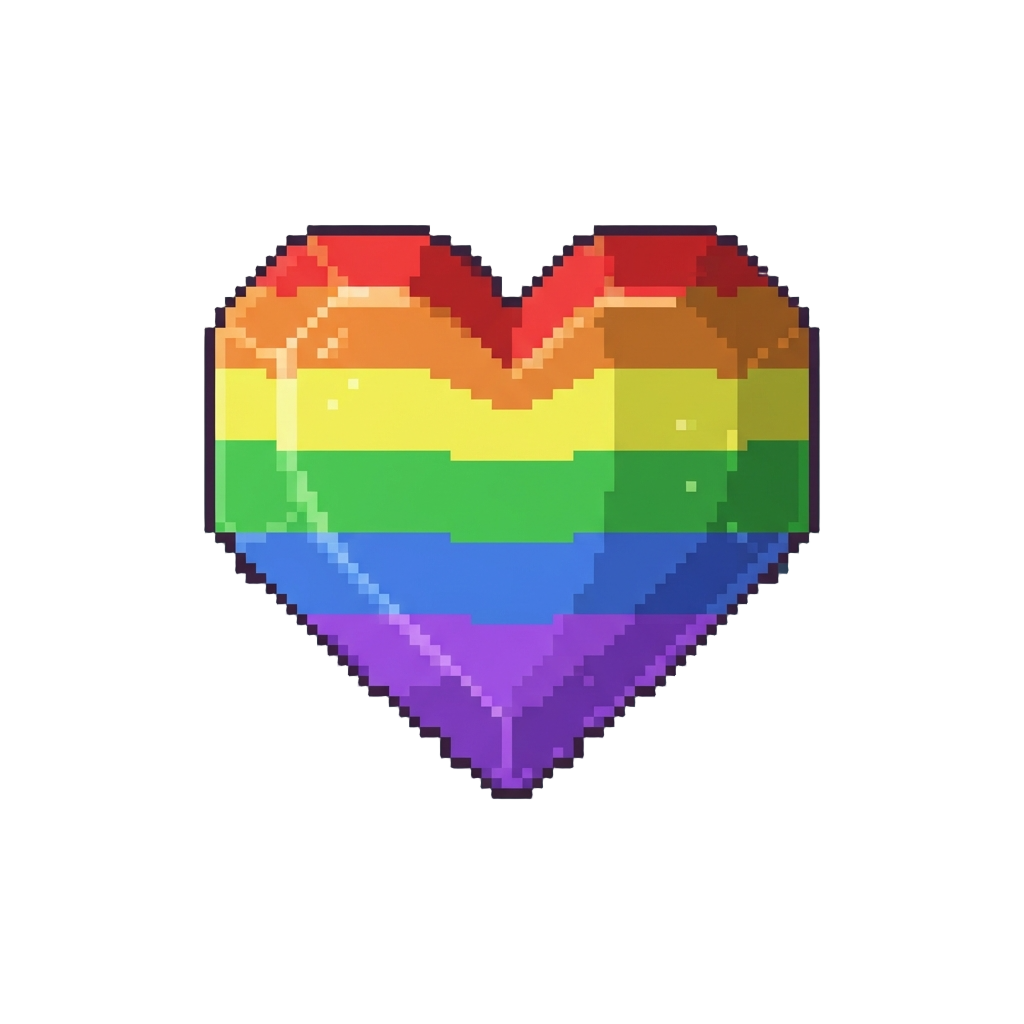 A Heart Rainbow Spot