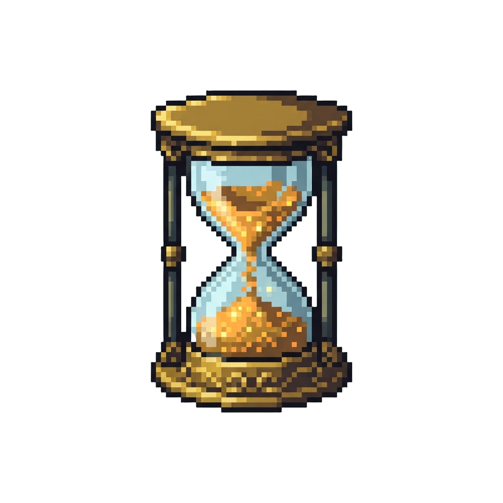 A Glittering Hourglass
