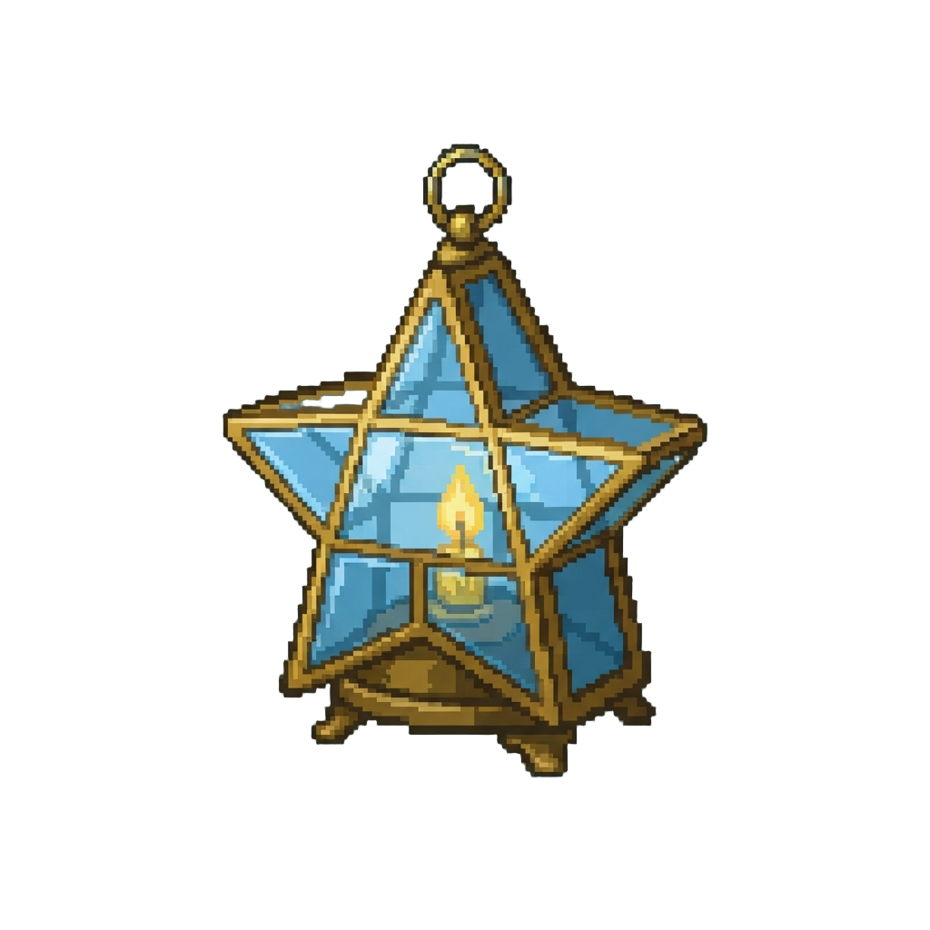 A Glass Star Lantern