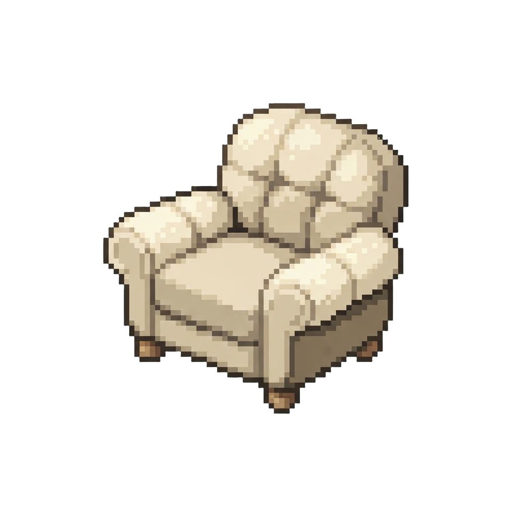 A Fluffy Cotton Chair