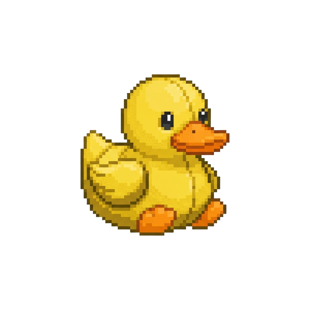 A Tiny Plush Duckie