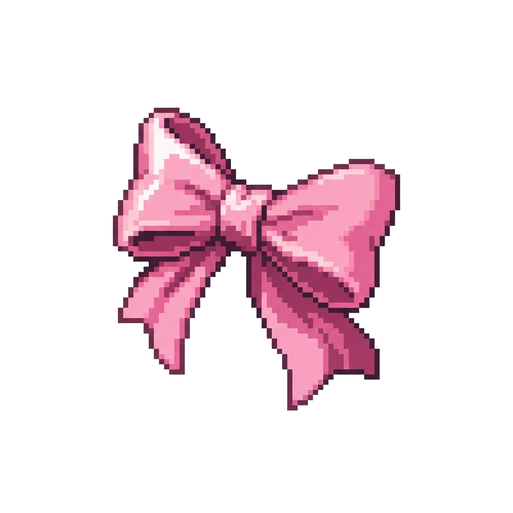 A Satin Pink Bow