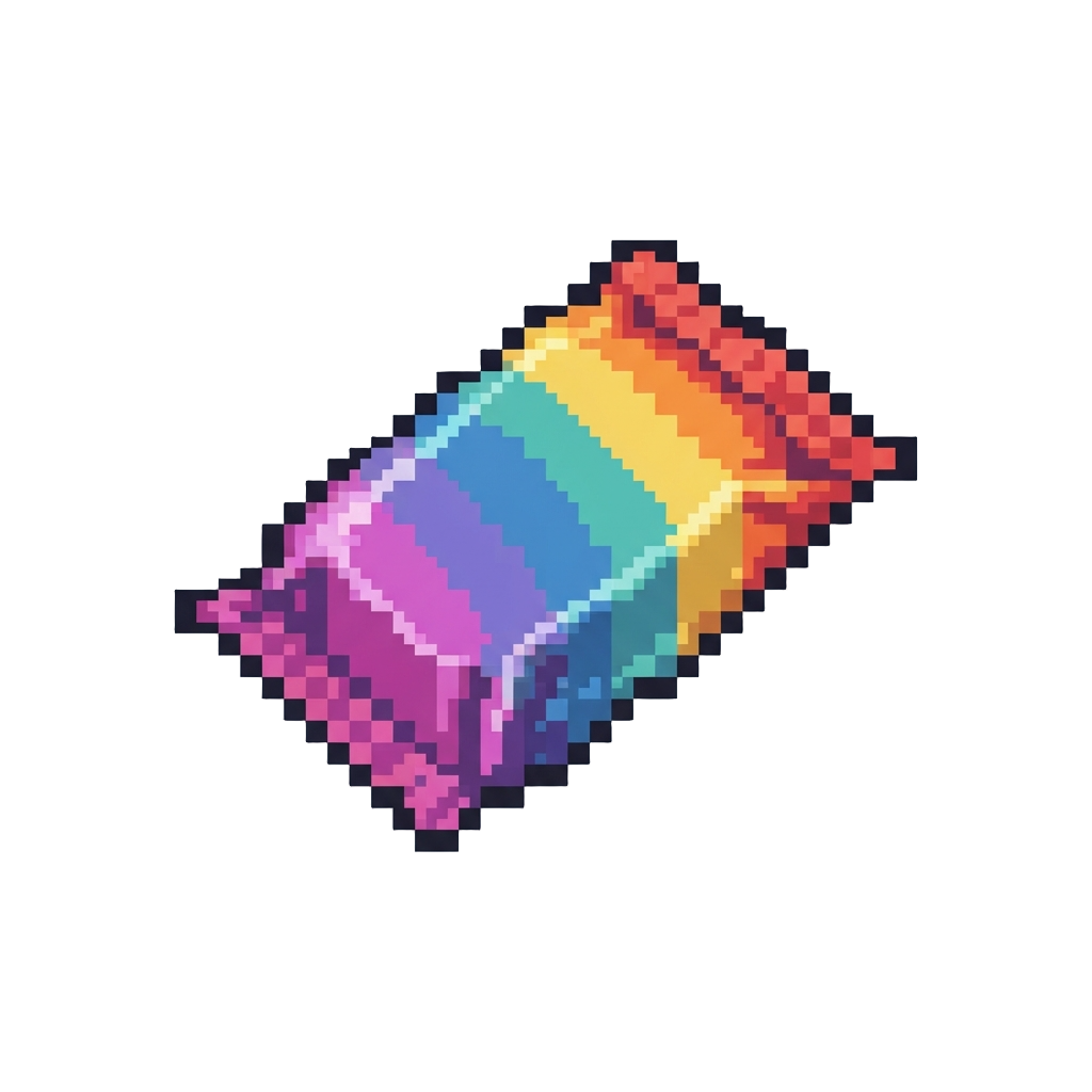 A Rainbow Foil Wrapper