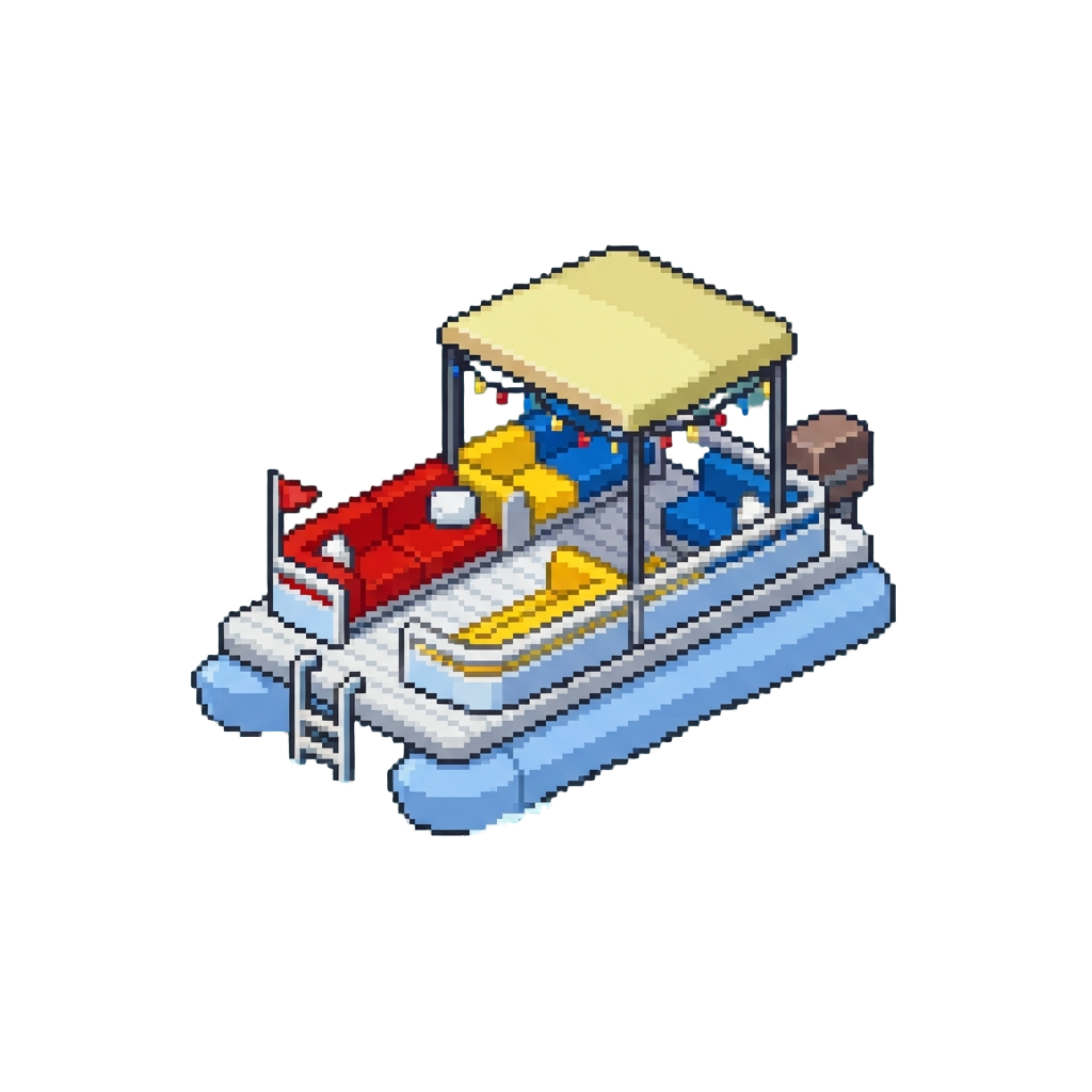 A Glittering Party Pontoon