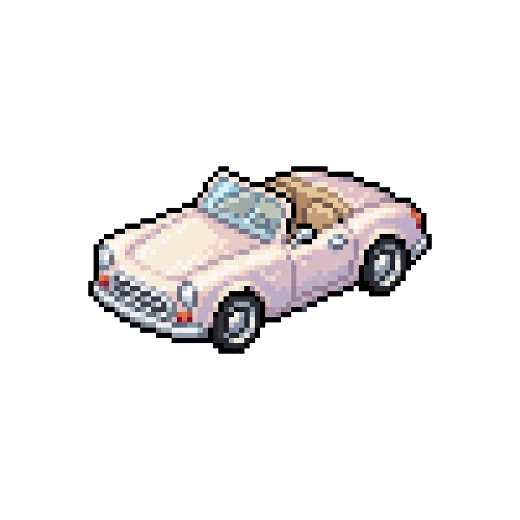 A Glittery Pearl Roadster