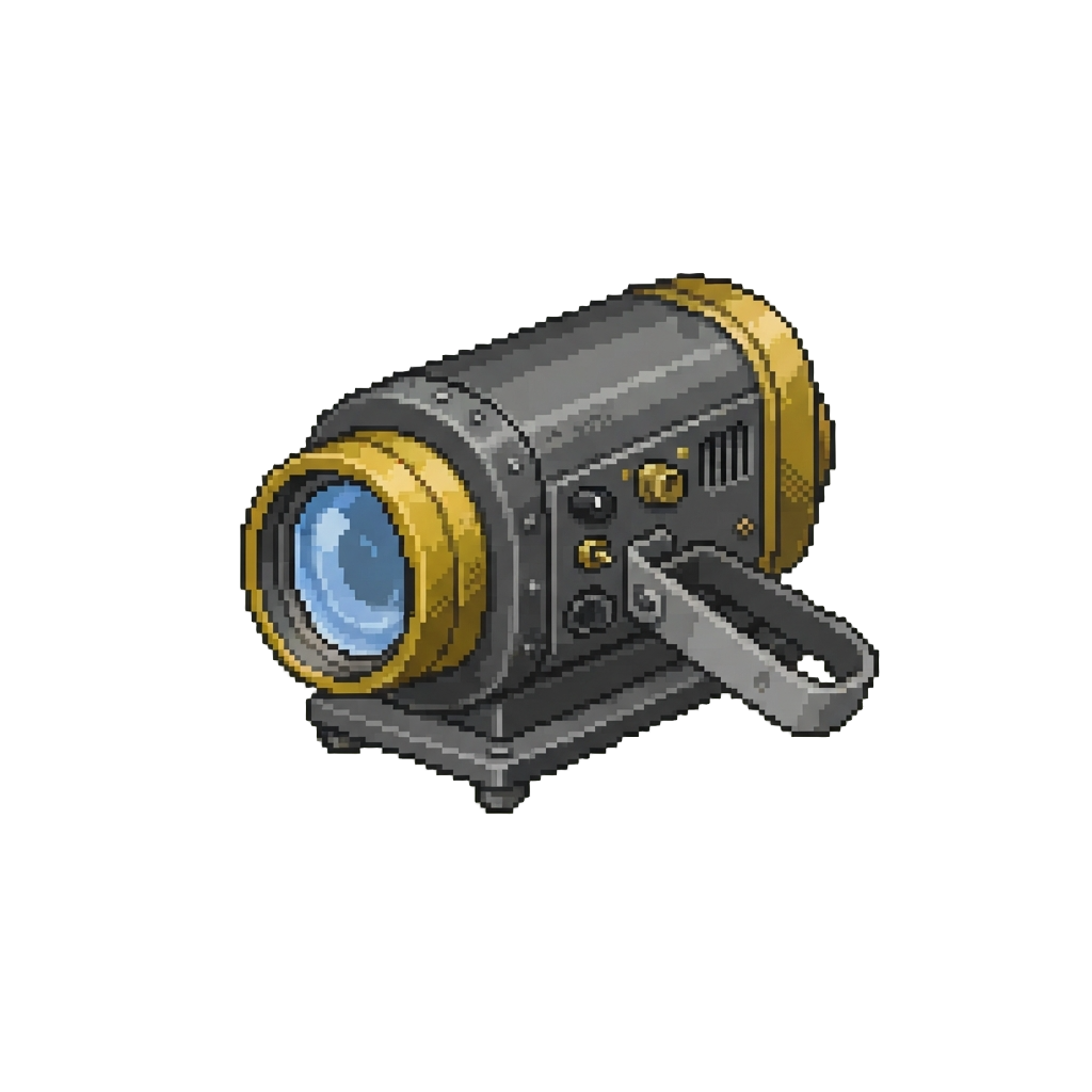 A Fallen Vintage Stage Projector