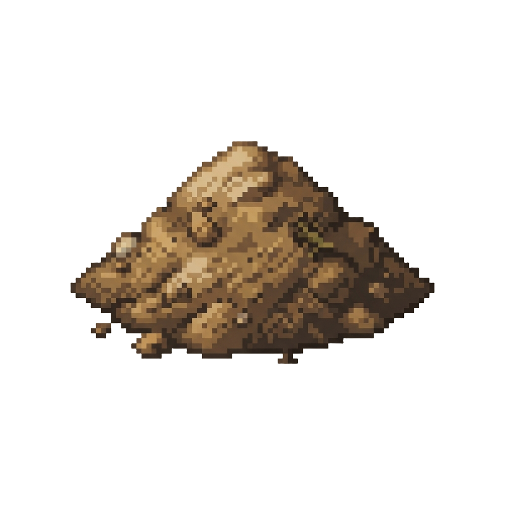 A Small Mound of Loose Dirt