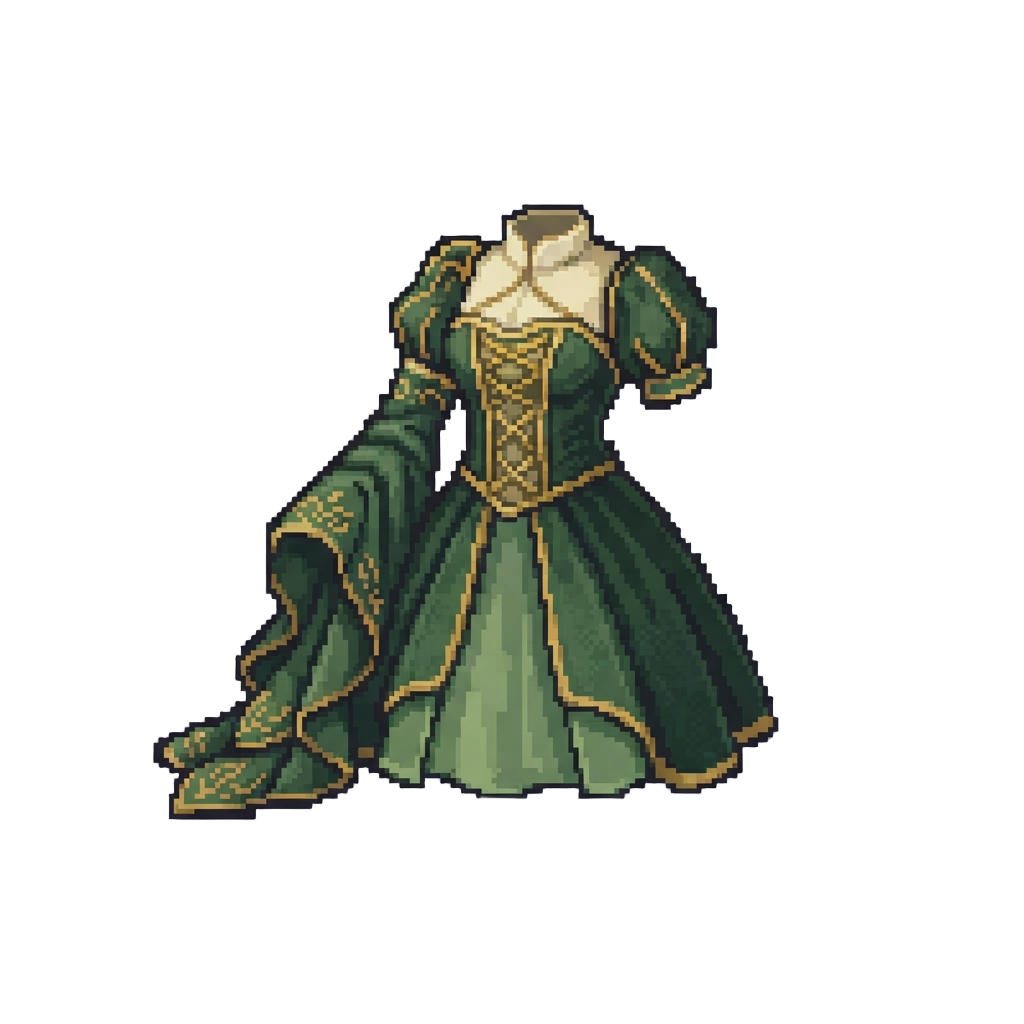 A Dress Where the Left Sleeve Is Three Times Longer Than the Right Sleeve