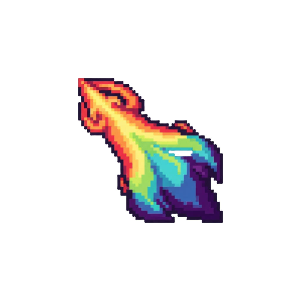 A Rainbow Energy Exhaust Stream