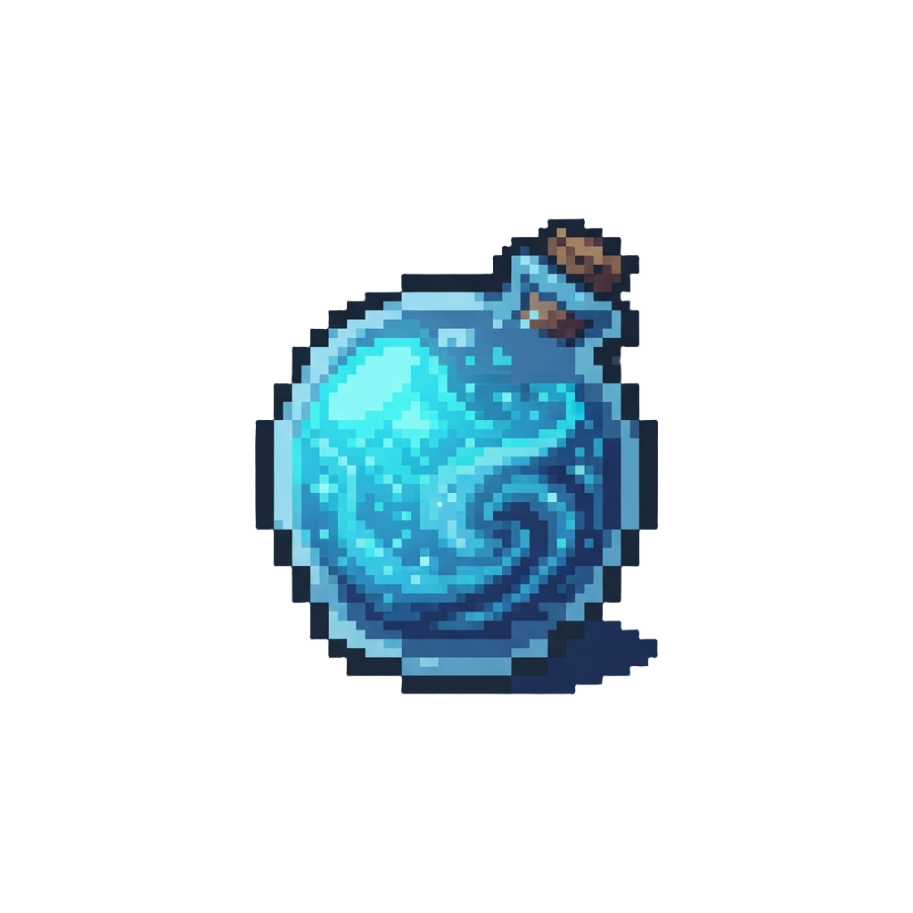 Glowing Cyan Cosmic Goo