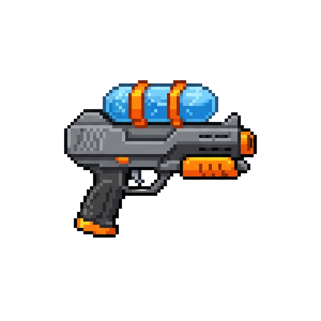 A Tactical Plastic Water Gun