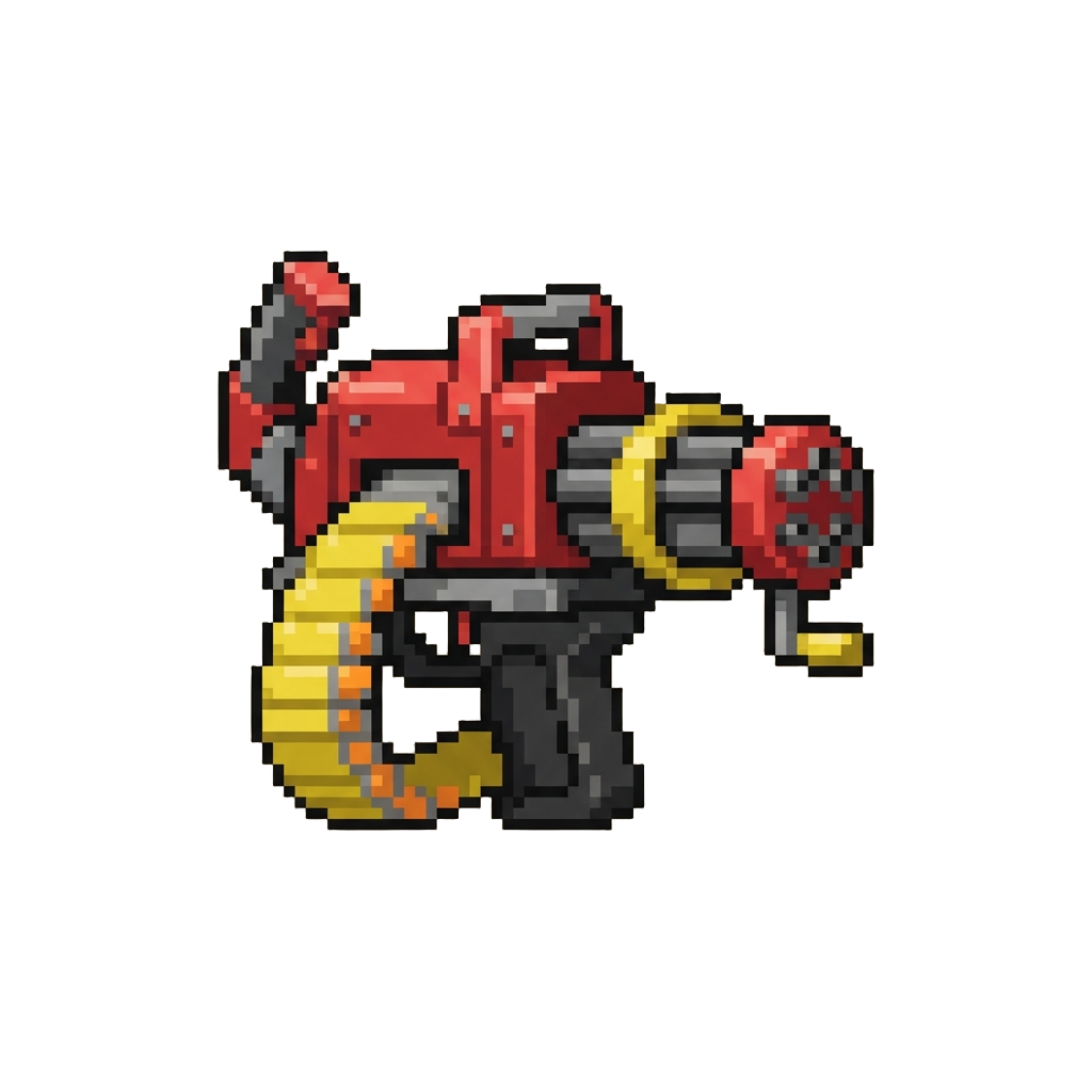 A Oversized Toy Gatling Gun
