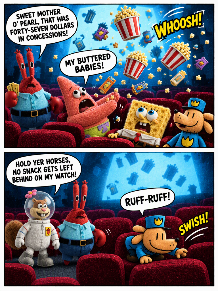 Movie Night with the Whole Crew (page 2 of 4)