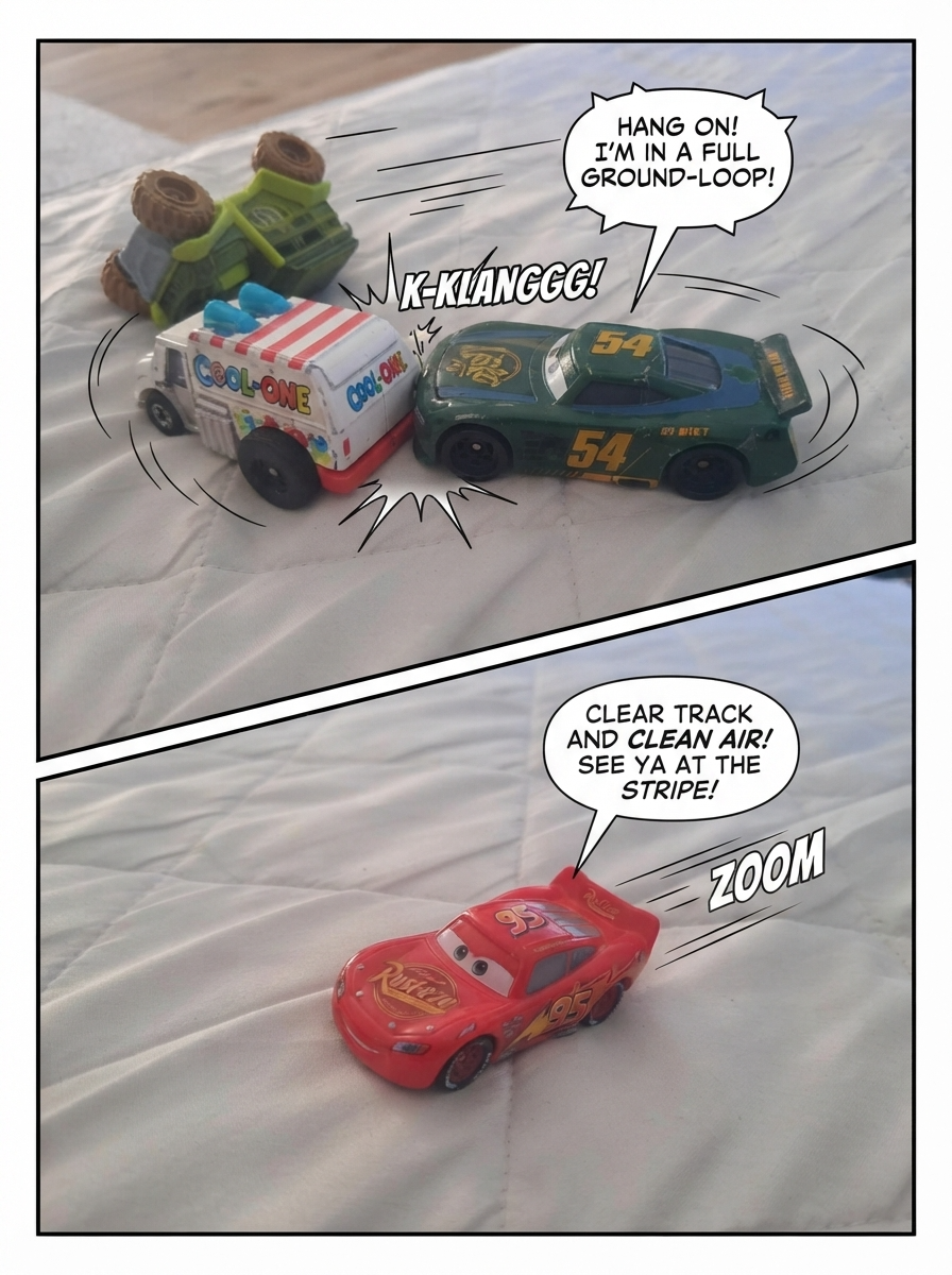 Turn Four Pileup (page 3 of 4)