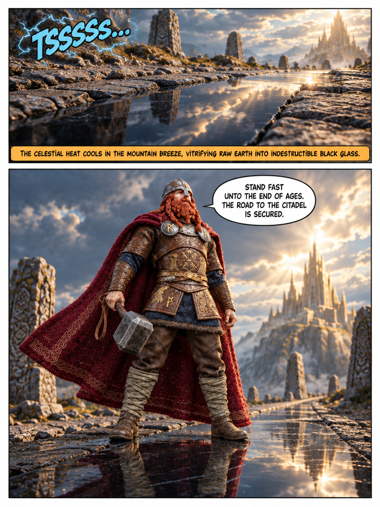 🔨 Viking Thor ⚡️ The Slag Keystone 💬 Comic Story part 2 (page 4 of 4)