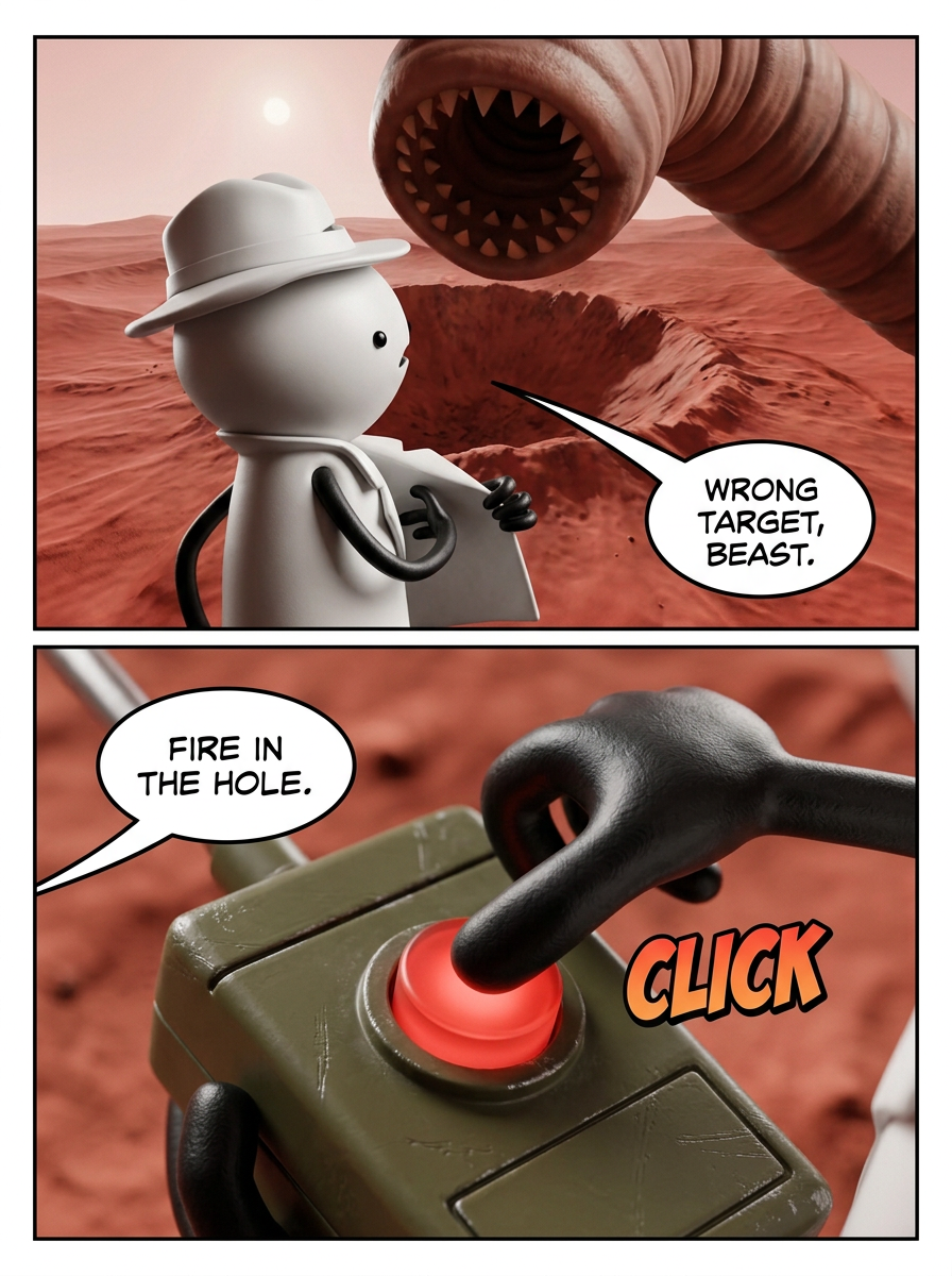 I Killed a Giant Sandworm (page 2 of 4)