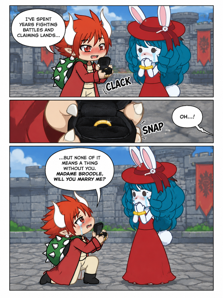 A Royal Proposal in the Courtyard (page 2 of 4)