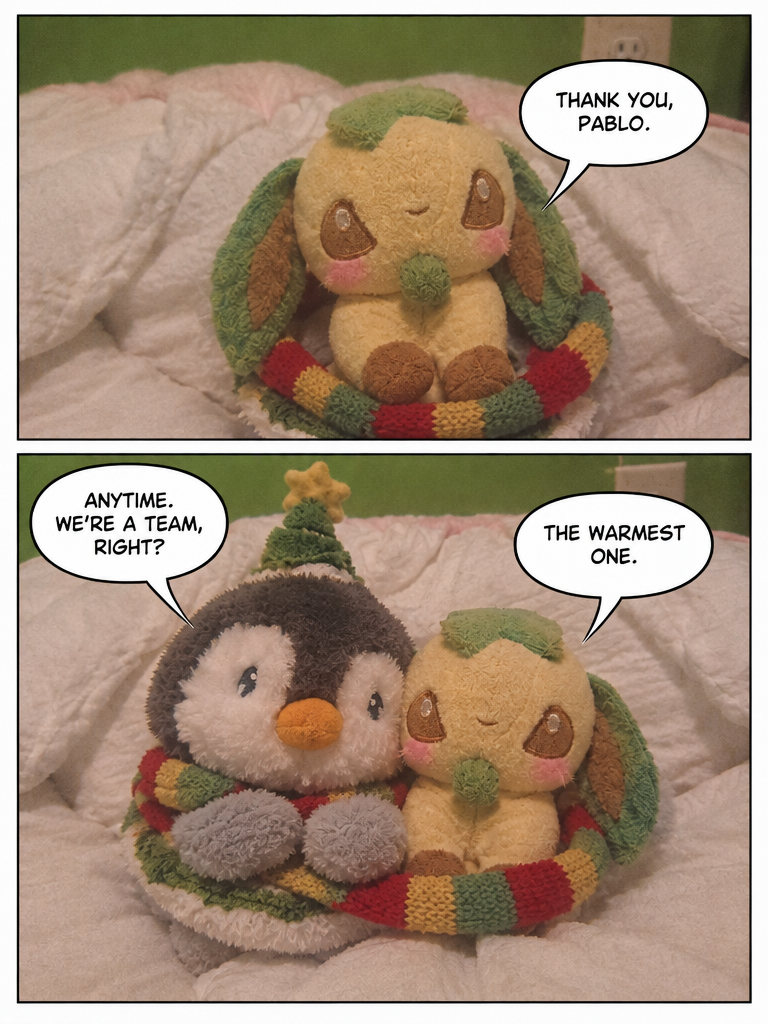 A Shared Scarf Cocoon (page 3 of 4)