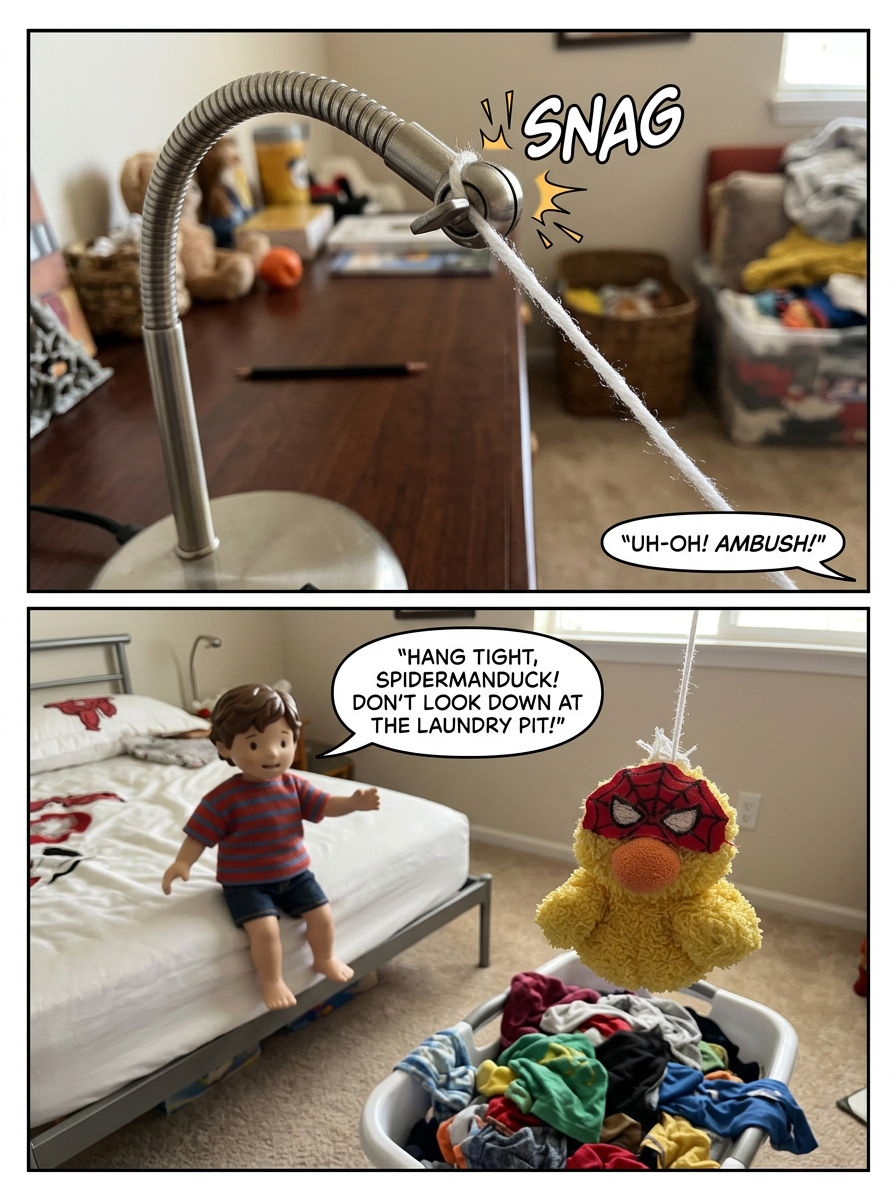 Spidermanduck Takes Flight (page 2 of 4)
