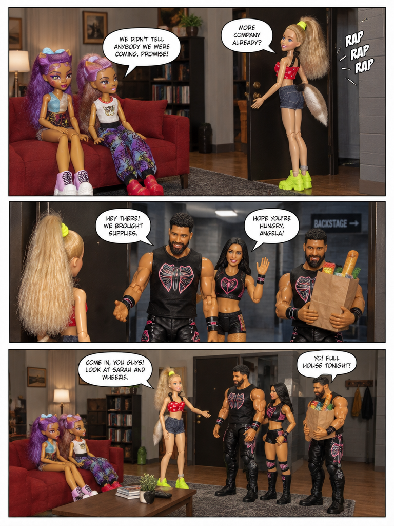 Evening Guests at Angela's Apartment (page 2 of 4)