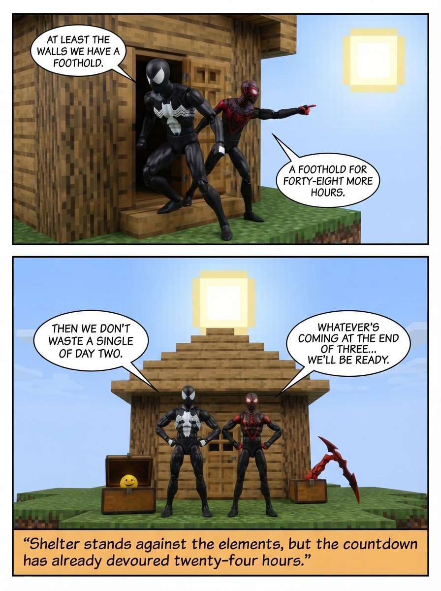Day Two Dawns Over the Shelter (page 4 of 4)