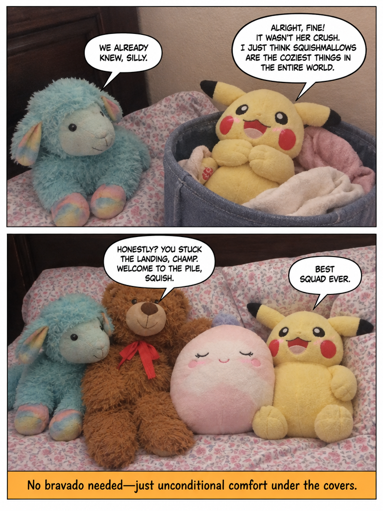 A Secret Crush on the Bedspread (page 4 of 4)