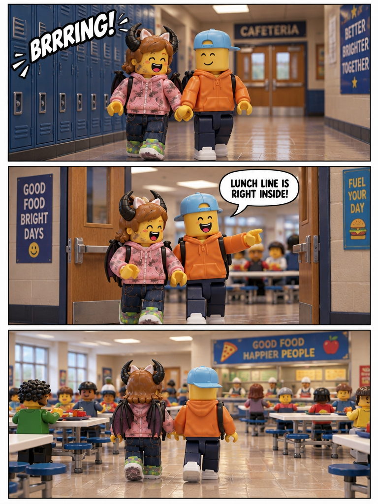 School Lunch Friends (page 2 of 4)
