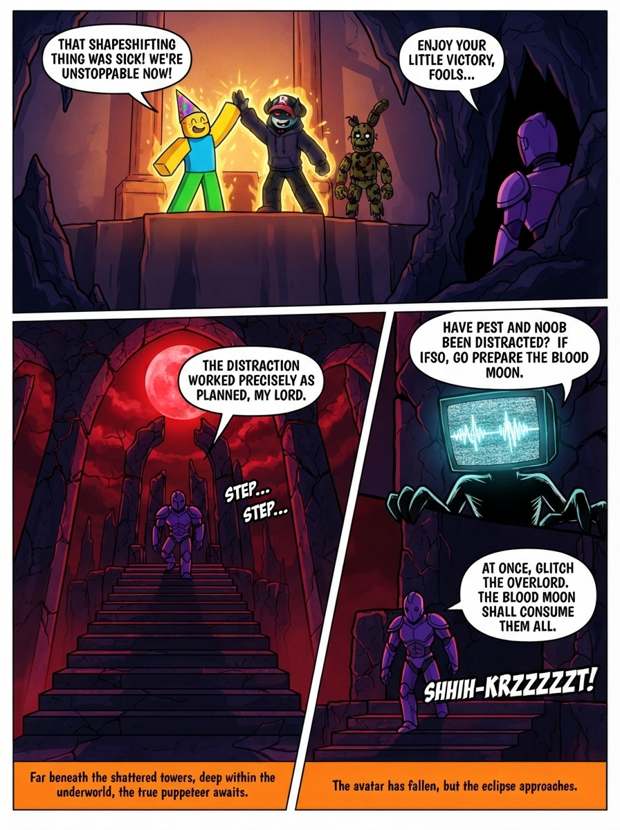 SEASON 1-THE SHADOWS. EPISODE 10 FINAL:  THE LAST STAND OF GLITCH. (page 4 of 4)