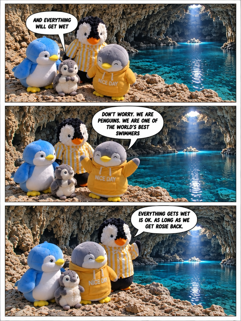 Three Penguin Siblings: The Sunken Shrine (page 3 of 4)