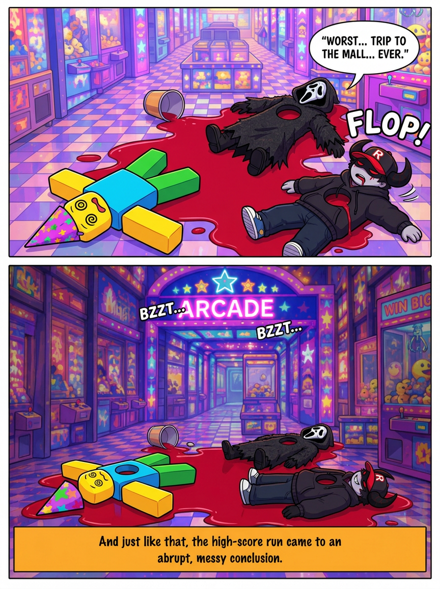 A Sudden Leak in the Arcade (page 4 of 4)