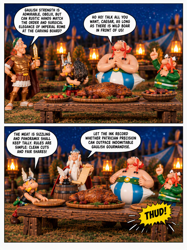 π‘ Asterix & Obelix πͺ¨ The Feast-Carving Challenge π¬ Comic Story part 5 (page 1 of 4)