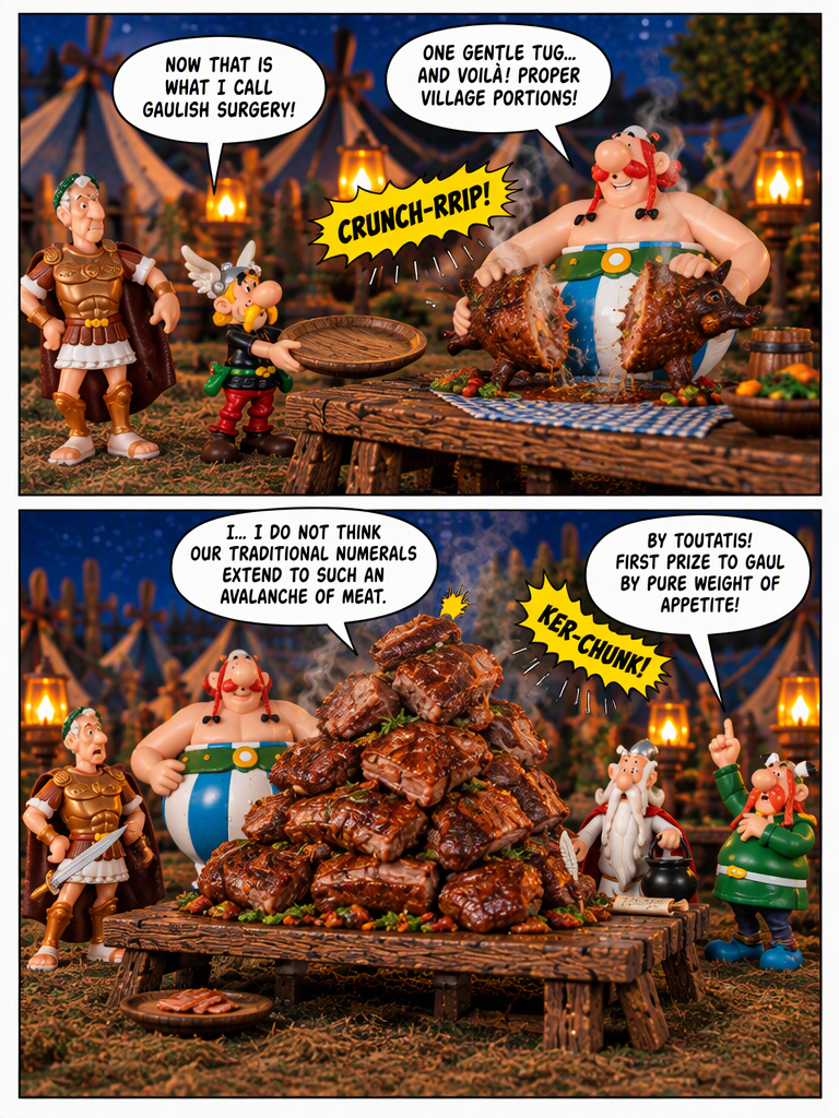 π‘ Asterix & Obelix πͺ¨ The Feast-Carving Challenge π¬ Comic Story part 5 (page 3 of 4)