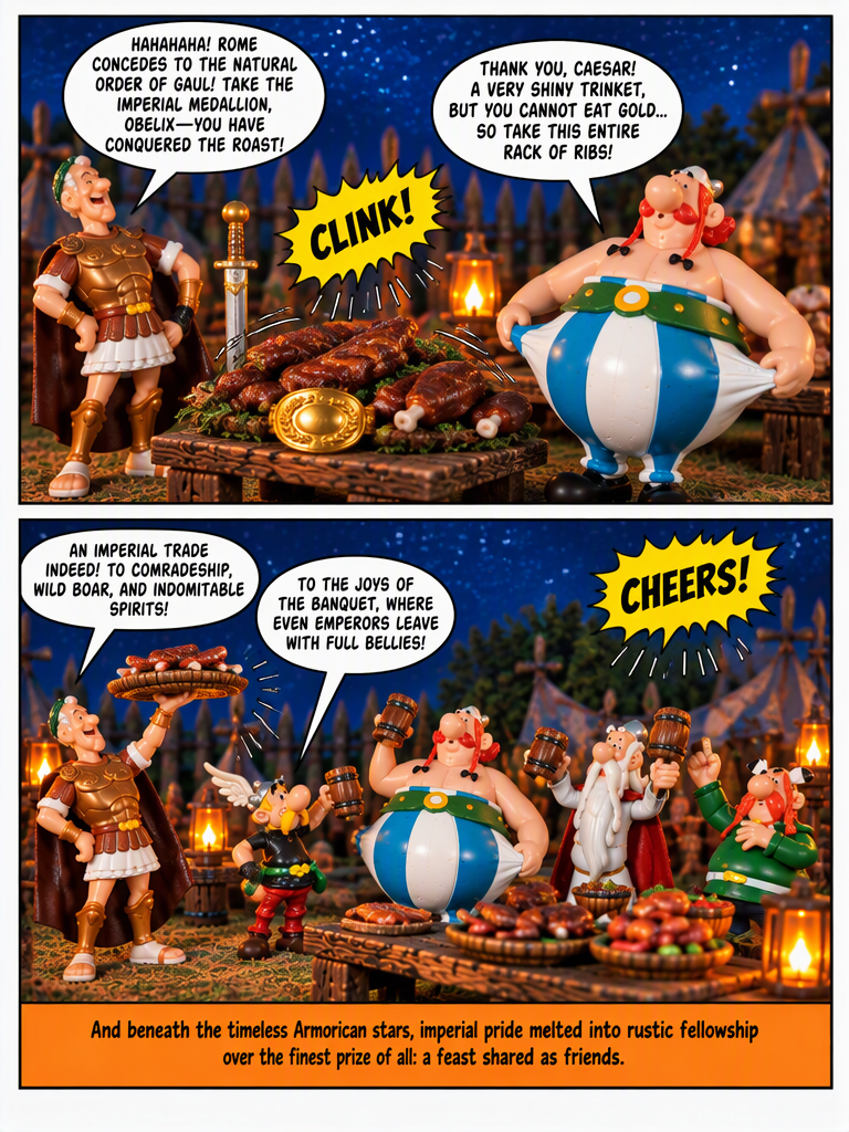 π‘ Asterix & Obelix πͺ¨ The Feast-Carving Challenge π¬ Comic Story part 5 (page 4 of 4)