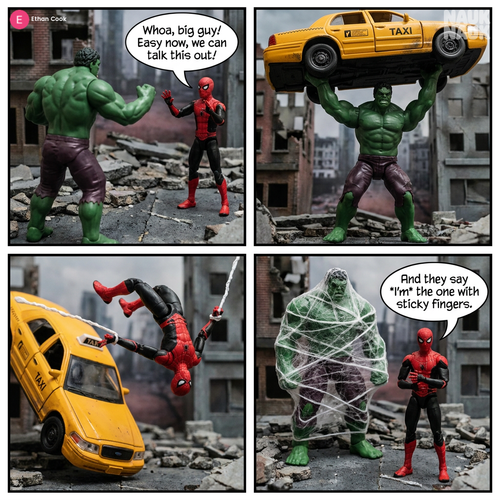 I couldn't wait until Spider-Man brand new day so I made this