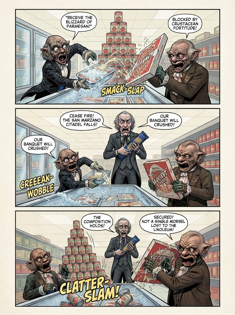 Trio Triangolo Goes to the Store (page 3 of 4)