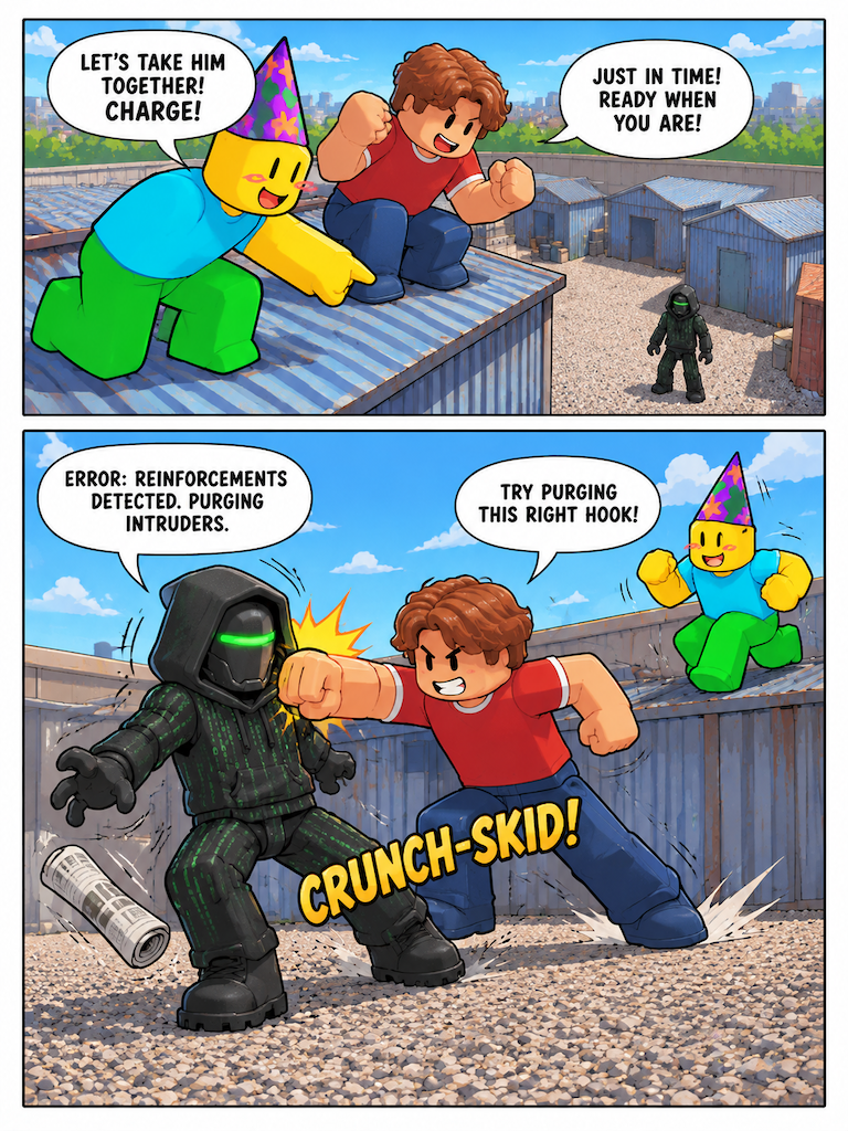 Rooftop Glitch Showdown (page 2 of 4)
