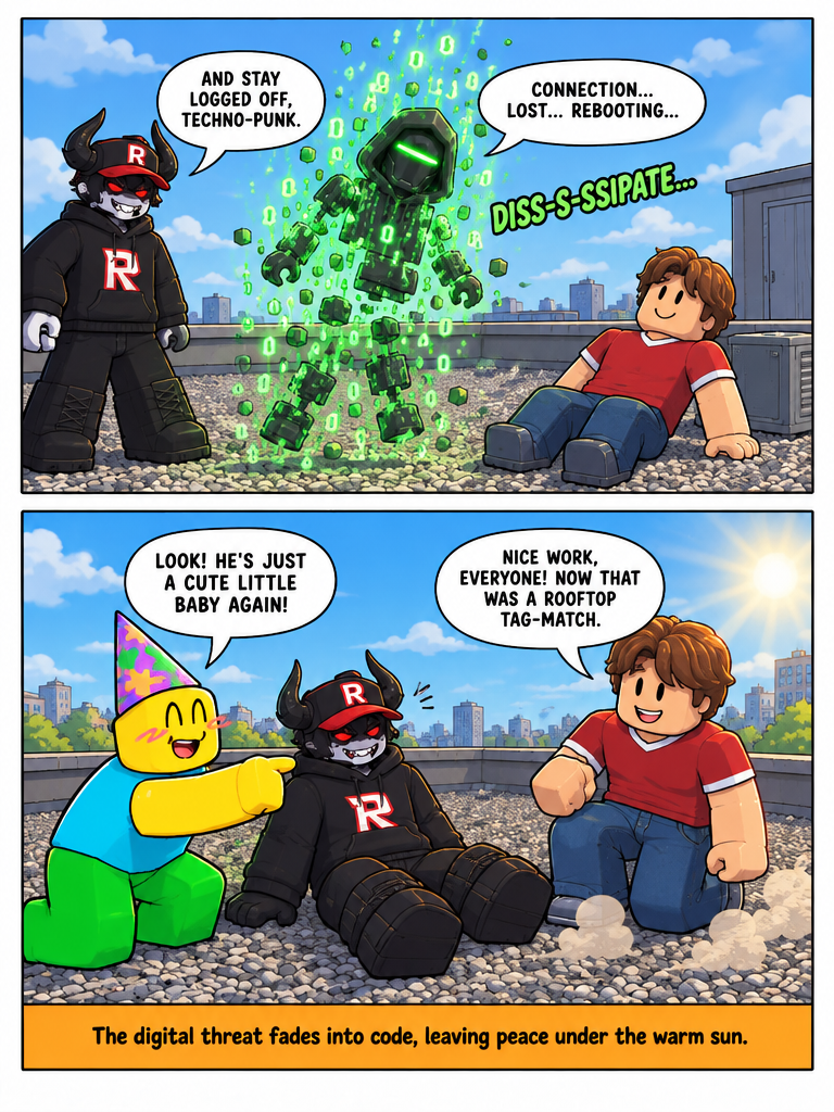Rooftop Glitch Showdown (page 4 of 4)