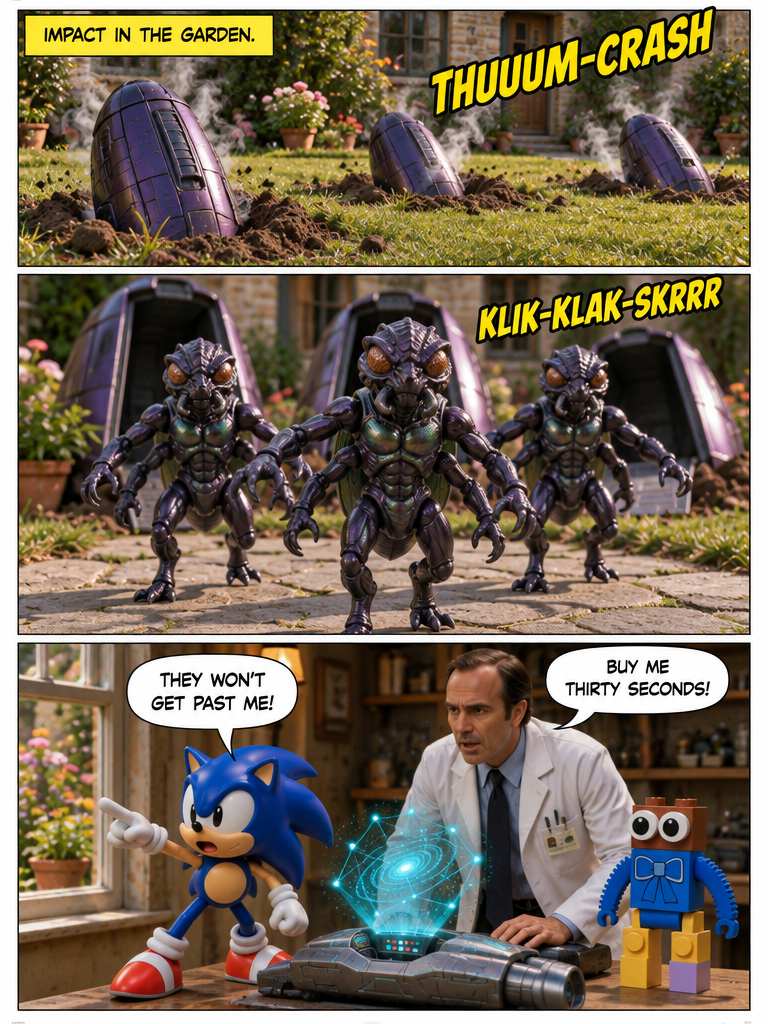 Discovery Of A Strange Spaceship Season 1 Part 2 The Alien invasion (page 2 of 4)