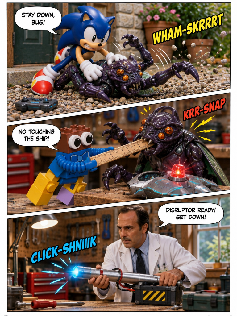 Discovery Of A Strange Spaceship Season 1 Part 2 The Alien invasion (page 3 of 4)
