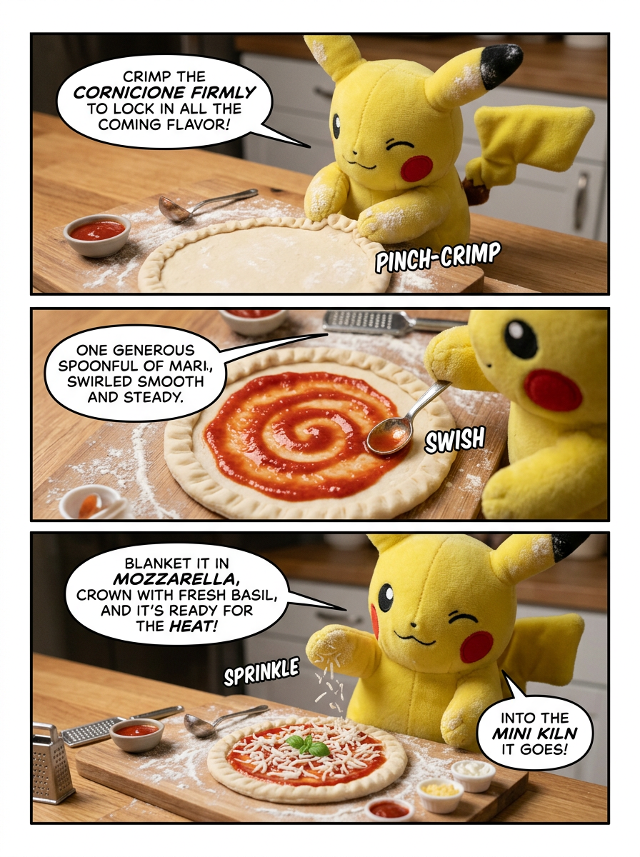 Chef Pikachu's Mini Pizza Masterclass (page 3 of 4)