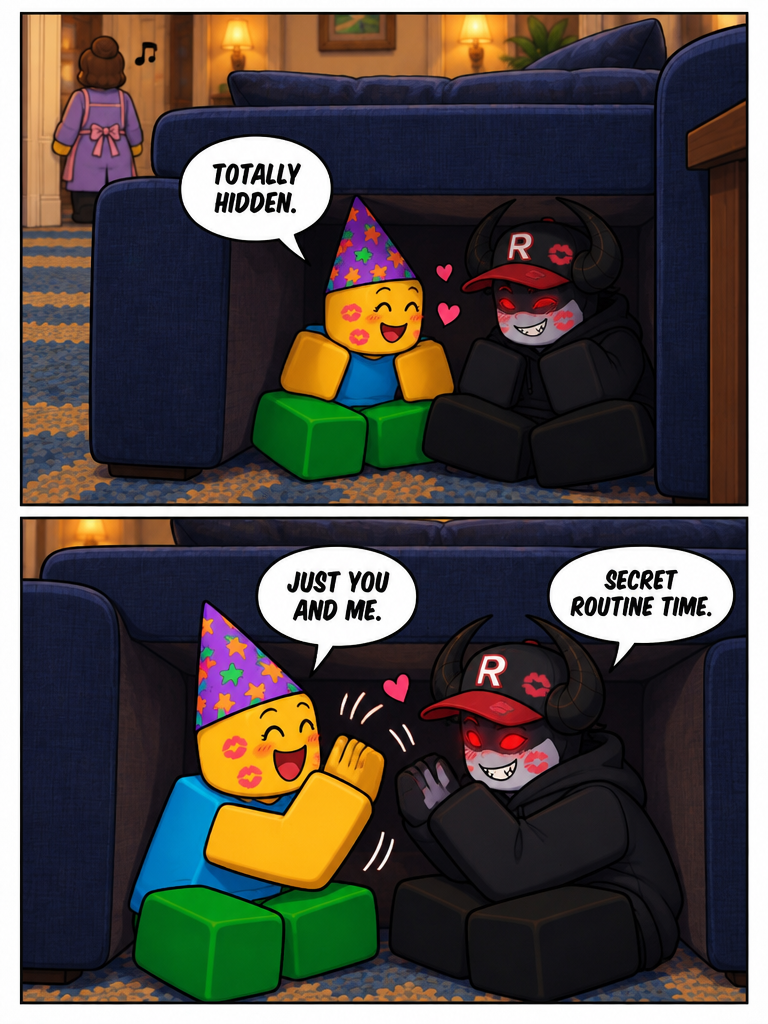 Secret High-Five and Kiss (page 2 of 4)