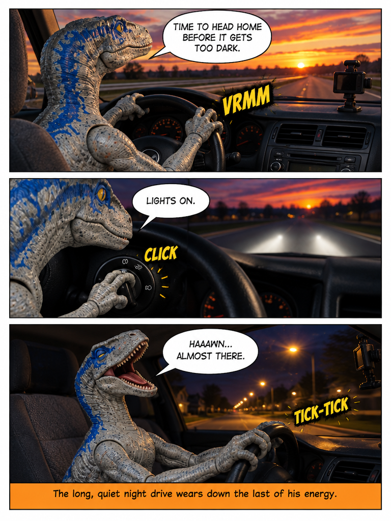 Blue The velociraptor dave’s hot chicken visit!!! (page 5 of 8)